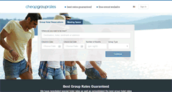 Desktop Screenshot of cheapgrouprates.com